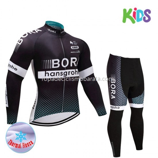 Invierno Maillot y Culotte Largos 2017 Bora-Hansgrohe Niños M001