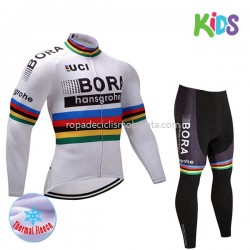 Invierno Maillot y Culotte Largos 2017 Bora-Hansgrohe Niños M002