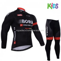 Maillot y Culotte Largos 2017 Bora-Hansgrohe Niños M003