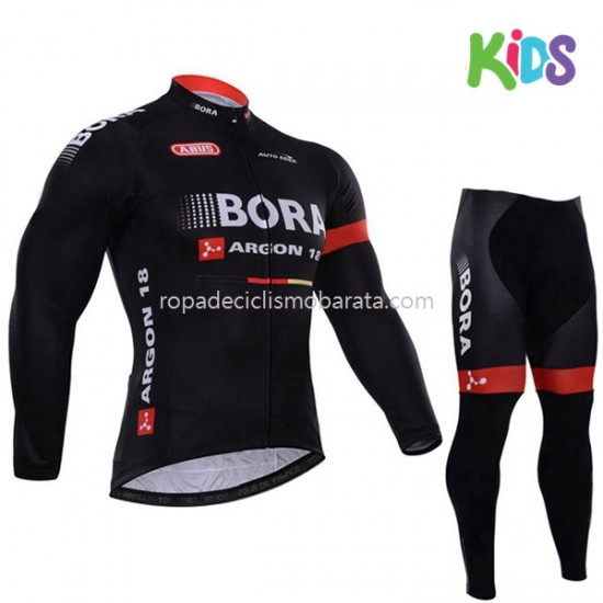 Maillot y Culotte Largos 2017 Bora-Hansgrohe Niños M003