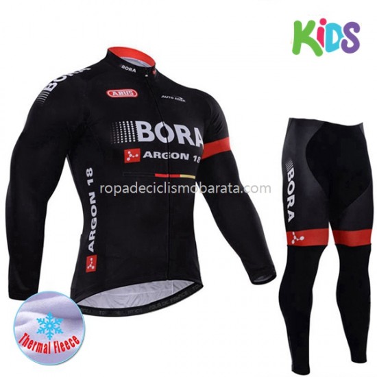 Invierno Maillot y Culotte Largos 2017 Bora-Hansgrohe Niños M003