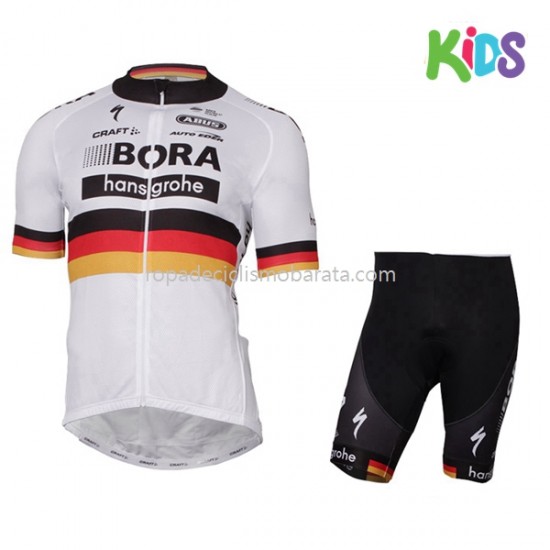 Maillot y Culotte Corto 2017 Bora-Hansgrohe Niños M004