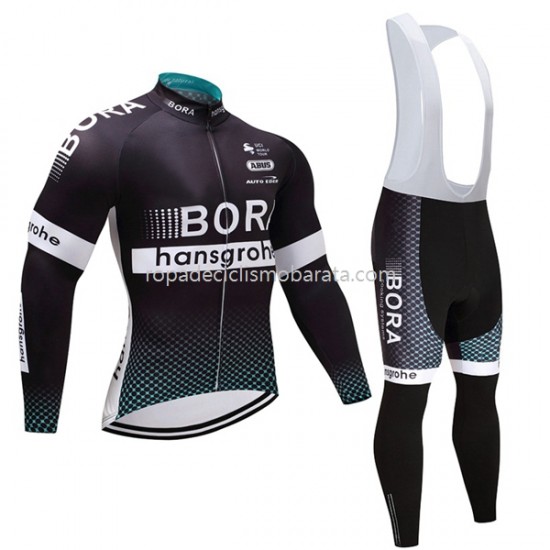 Maillot y Culotte Largos con Tirantes 2017 Bora-Hansgrohe M001