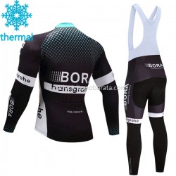 Invierno Maillot y Culotte Largos con Tirantes 2017 Bora-Hansgrohe M001
