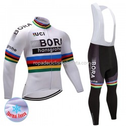 Invierno Maillot y Culotte Largos con Tirantes 2017 Bora-Hansgrohe M002