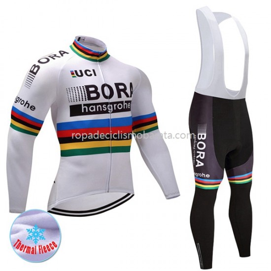 Invierno Maillot y Culotte Largos con Tirantes 2017 Bora-Hansgrohe M002