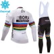 Invierno Maillot y Culotte Largos con Tirantes 2017 Bora-Hansgrohe M002