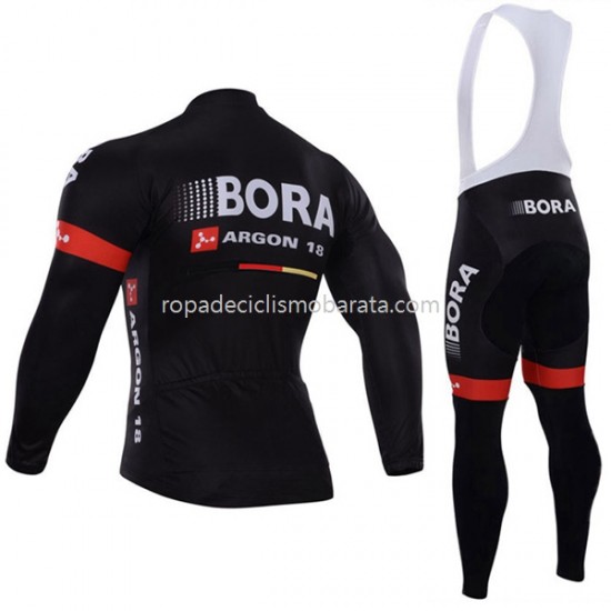 Maillot y Culotte Largos con Tirantes 2017 Bora-Hansgrohe M003