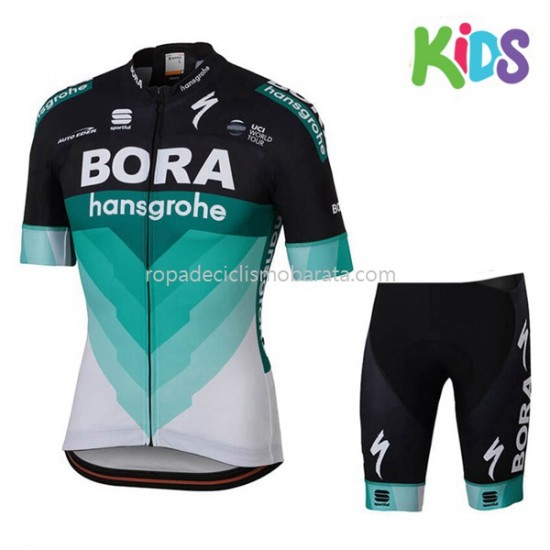 Maillot y Culotte Corto 2018 Bora Hansgrohe Niños M001