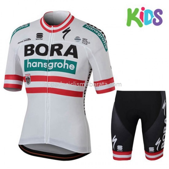 Maillot y Culotte Corto 2018 Bora-Hansgrohe Niños M002
