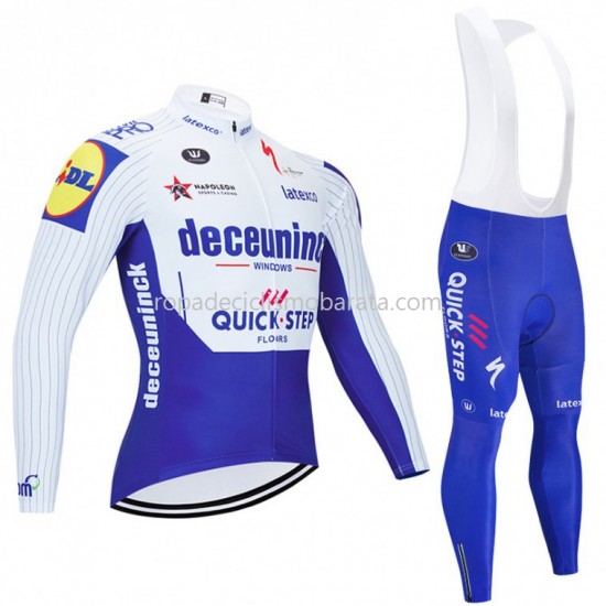 Maillot y Culotte Largos con Tirantes 2020 Deceuninck–Quick-Step M001