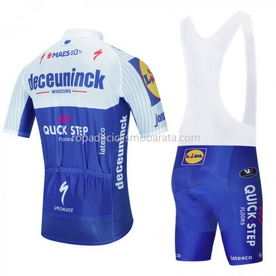 Maillot y Culotte con Tirantes 2020 Deceuninck–Quick-Step M001
