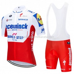 Maillot y Culotte con Tirantes 2020 Deceuninck–Quick-Step M003