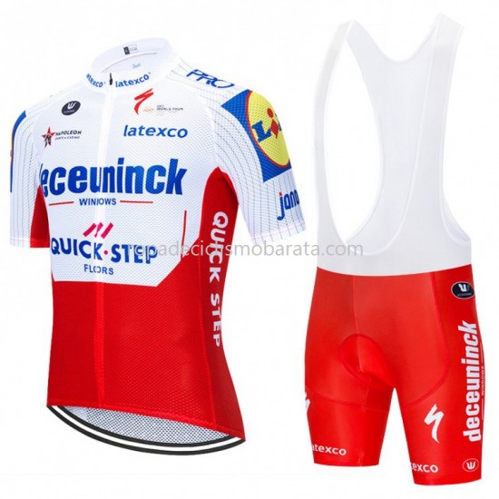 Maillot y Culotte con Tirantes 2020 Deceuninck–Quick-Step M003