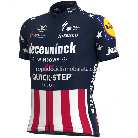 Maillot Manga Corta 2021 Deceuninck-Quick-Step M004