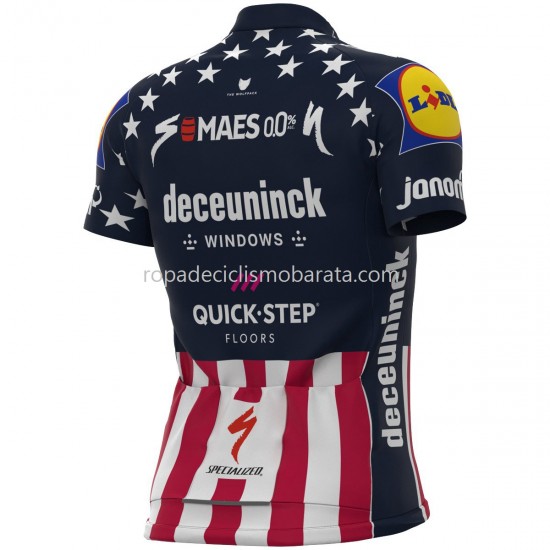 Maillot Manga Corta 2021 Deceuninck-Quick-Step M004