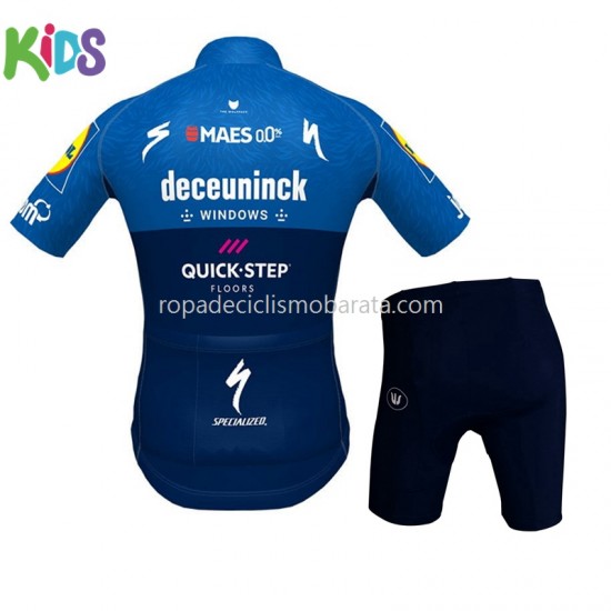 Maillot y Culotte Corto 2021 Deceuninck–Quick-Step Niños M001
