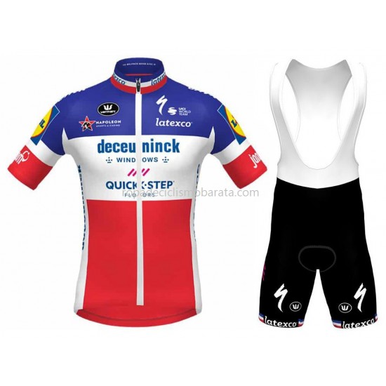 Maillot y Culotte con Tirantes 2021 Deceuninck–Quick-Step M001