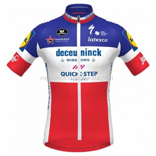 Maillot y Culotte con Tirantes 2021 Deceuninck–Quick-Step M001