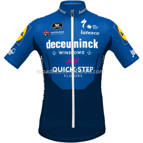 Maillot y Culotte con Tirantes 2021 Deceuninck–Quick-Step M003