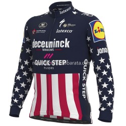 Maillot Manga Larga 2021 Deceuninck–Quick-Step M004