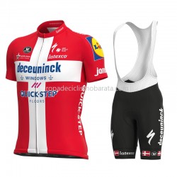 Maillot y Culotte con Tirantes 2021 Deceuninck–Quick-Step M007