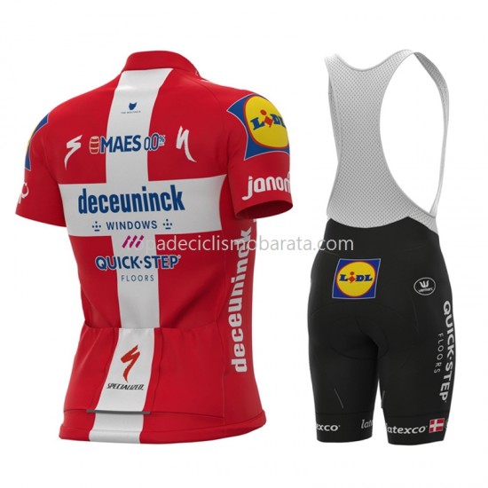 Maillot y Culotte con Tirantes 2021 Deceuninck–Quick-Step M007