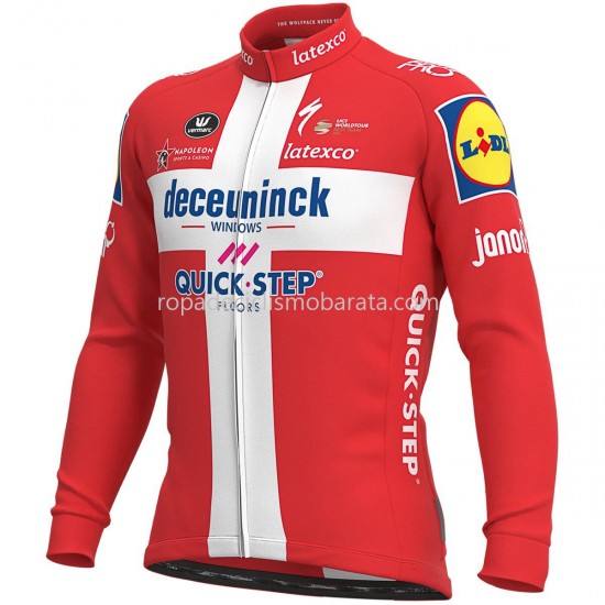 Maillot Manga Larga 2021 Deceuninck–Quick-Step M007