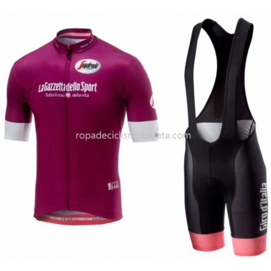 Maillot y Culotte con Tirantes 2018 Giro d'Italia M001