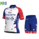 Maillot y Culotte Corto 2021 Groupama-FDJ Niños M001