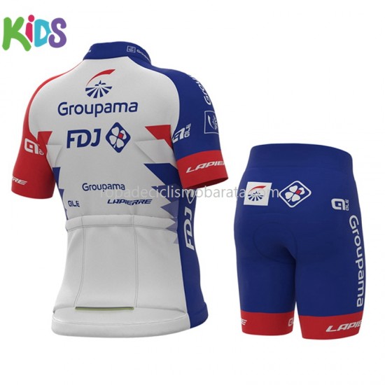 Maillot y Culotte Corto 2021 Groupama-FDJ Niños M001