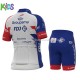 Maillot y Culotte Corto 2021 Groupama-FDJ Niños M001