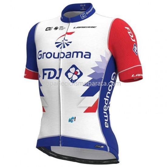 Maillot y Culotte con Tirantes 2021 Groupama-FDJ M001