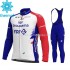 Invierno Maillot y Culotte Largos con Tirantes 2021 Groupama-FDJ M001