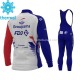 Invierno Maillot y Culotte Largos con Tirantes 2021 Groupama-FDJ M001