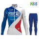 Maillot y Culotte Largos 2017 FDJ Niños M001