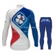 Maillot y Culotte Largos 2017 FDJ Niños M001