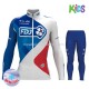 Invierno Maillot y Culotte Largos 2017 FDJ Niños M001