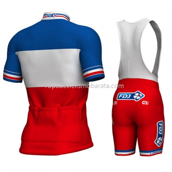 Maillot y Culotte con Tirantes 2017 FDJ M002
