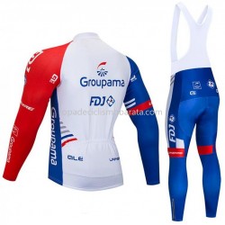 Maillot y Culotte Largos con Tirantes 2018 FDJ M001