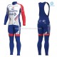 Invierno Maillot y Culotte Largos con Tirantes 2018 FDJ M001