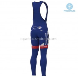 Invierno Maillot y Culotte Largos con Tirantes 2018 FDJ M001