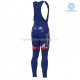Invierno Maillot y Culotte Largos con Tirantes 2018 FDJ M001