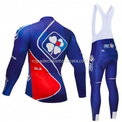 Maillot y Culotte Largos con Tirantes 2018 FDJ M002