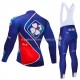 Maillot y Culotte Largos con Tirantes 2018 FDJ M002