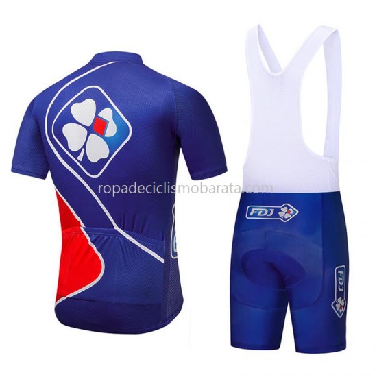 Maillot y Culotte con Tirantes 2018 FDJ M002