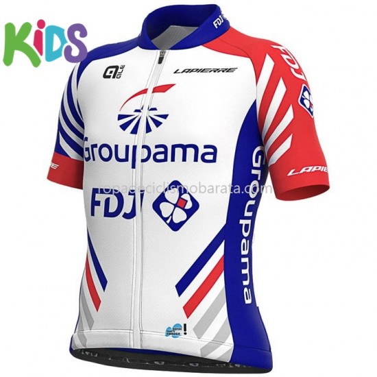 Maillot y Culotte Corto 2020 Groupama–FDJ Niños M001