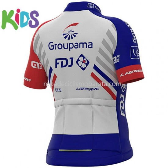 Maillot y Culotte Corto 2020 Groupama–FDJ Niños M001