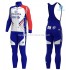 Invierno Maillot y Culotte Largos con Tirantes 2020 Groupama–FDJ M001