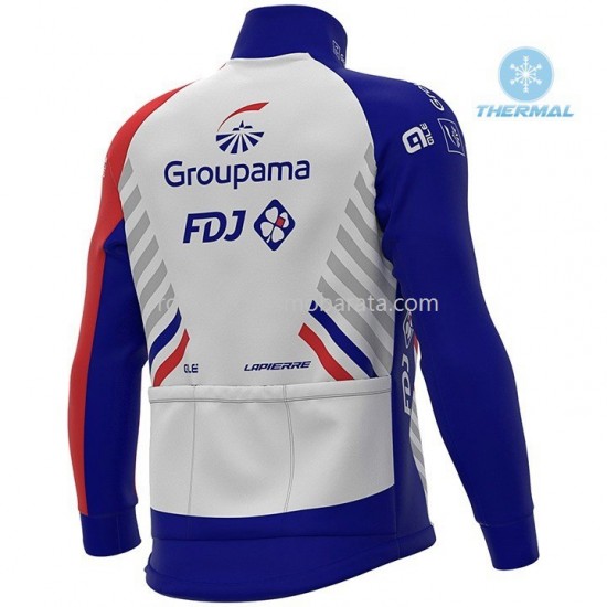 Invierno Maillot y Culotte Largos con Tirantes 2020 Groupama–FDJ M001